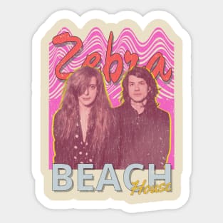 Beach House Vintage 2004 // Original Fan Design Artwork Sticker